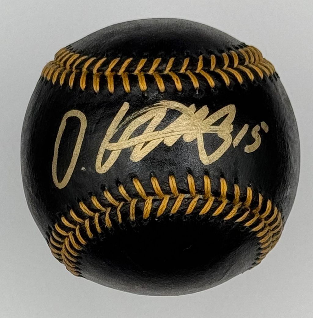 Oneil Cruz Signed OML Black Leather Baseball (JSA) at PristineAuction.com Oneil Cruz Signed OML Black Leather Baseball (JSA) at PristineAuction.com
