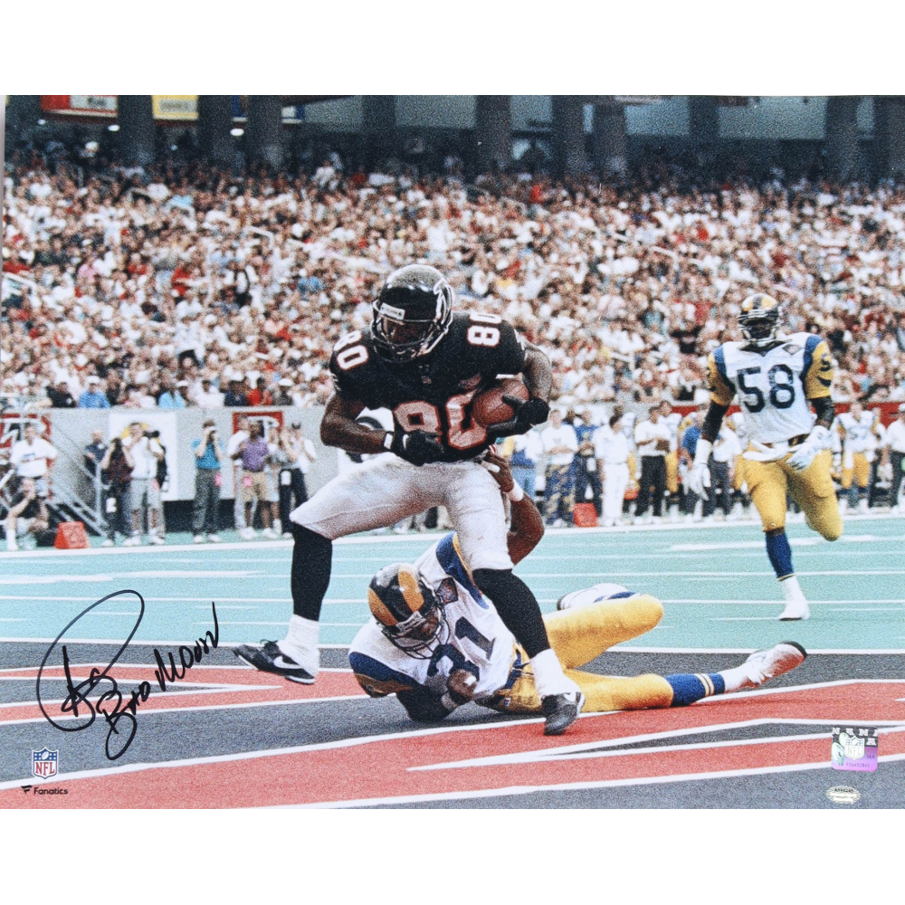 Andre Rison Signed Falcons 16x20 Photo Inscribed 