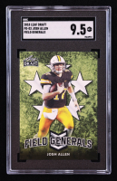 Josh Allen 2018 Leaf Draft Field Generals #FG03 RC (SGC 9.5) at PristineAuction.com