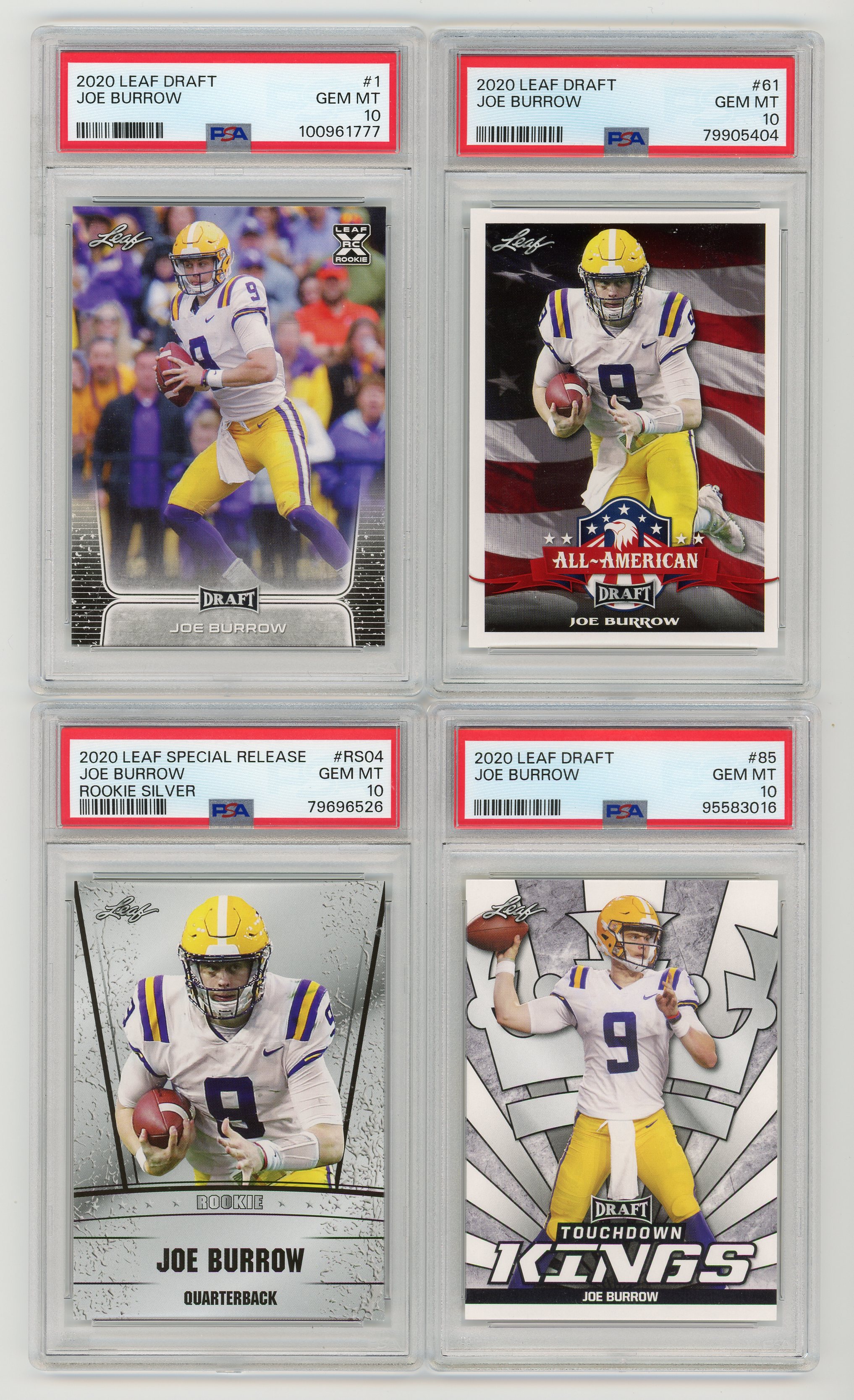 Cracked Cards Joe Burrow PSA Mystery Box Edition #1 (Limited to 100 Packs) at PristineAuction.com Cracked Cards Joe Burrow PSA Mystery Box Edition #1 (Limited to 100 Packs) at PristineAuction.com