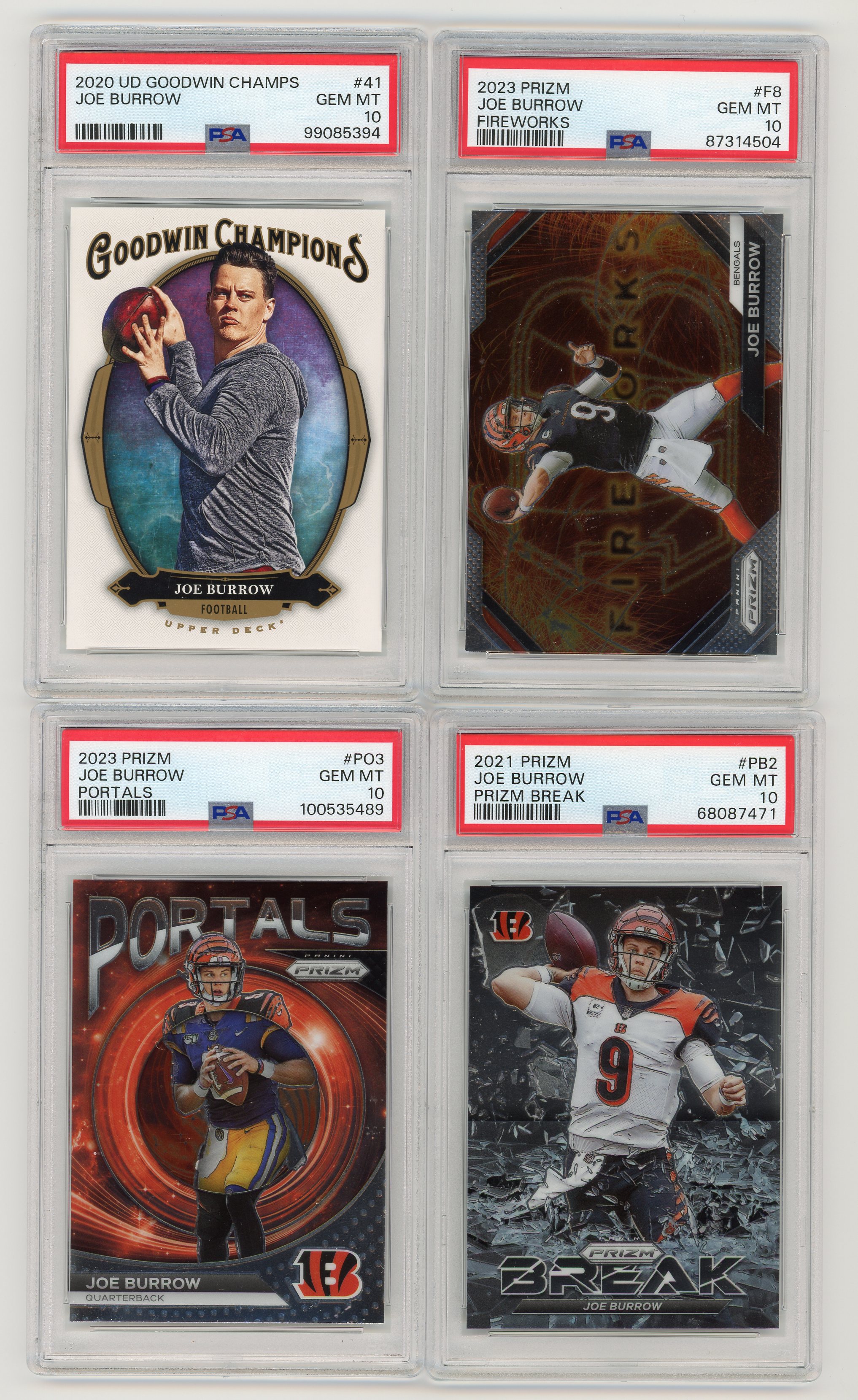 Cracked Cards Joe Burrow PSA Mystery Box Edition #1 (Limited to 100 Packs) at PristineAuction.com Cracked Cards Joe Burrow PSA Mystery Box Edition #1 (Limited to 100 Packs) at PristineAuction.com