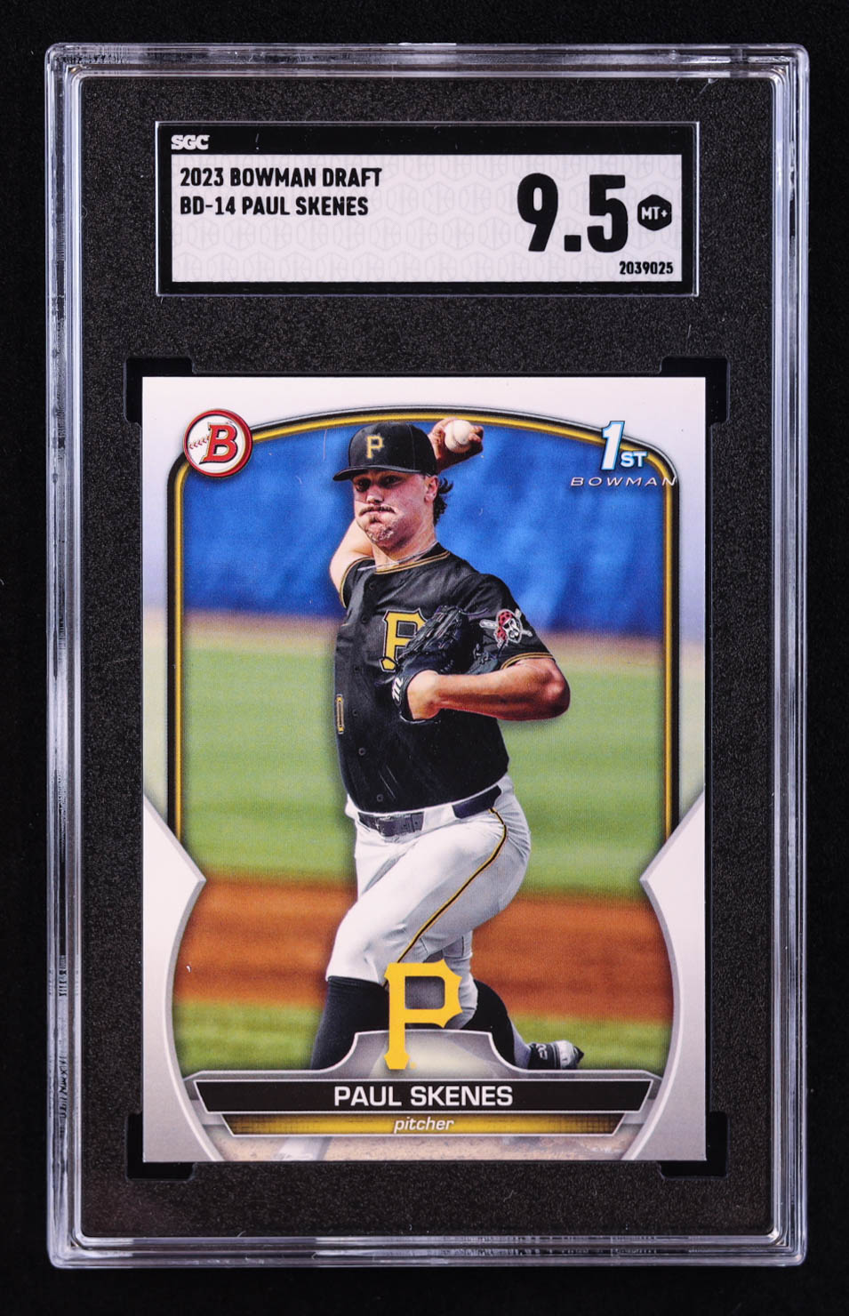 Paul Skenes 2023 Bowman Draft #BD14 RC (SGC 9.5) at PristineAuction.com Paul Skenes 2023 Bowman Draft #BD14 RC (SGC 9.5) at PristineAuction.com