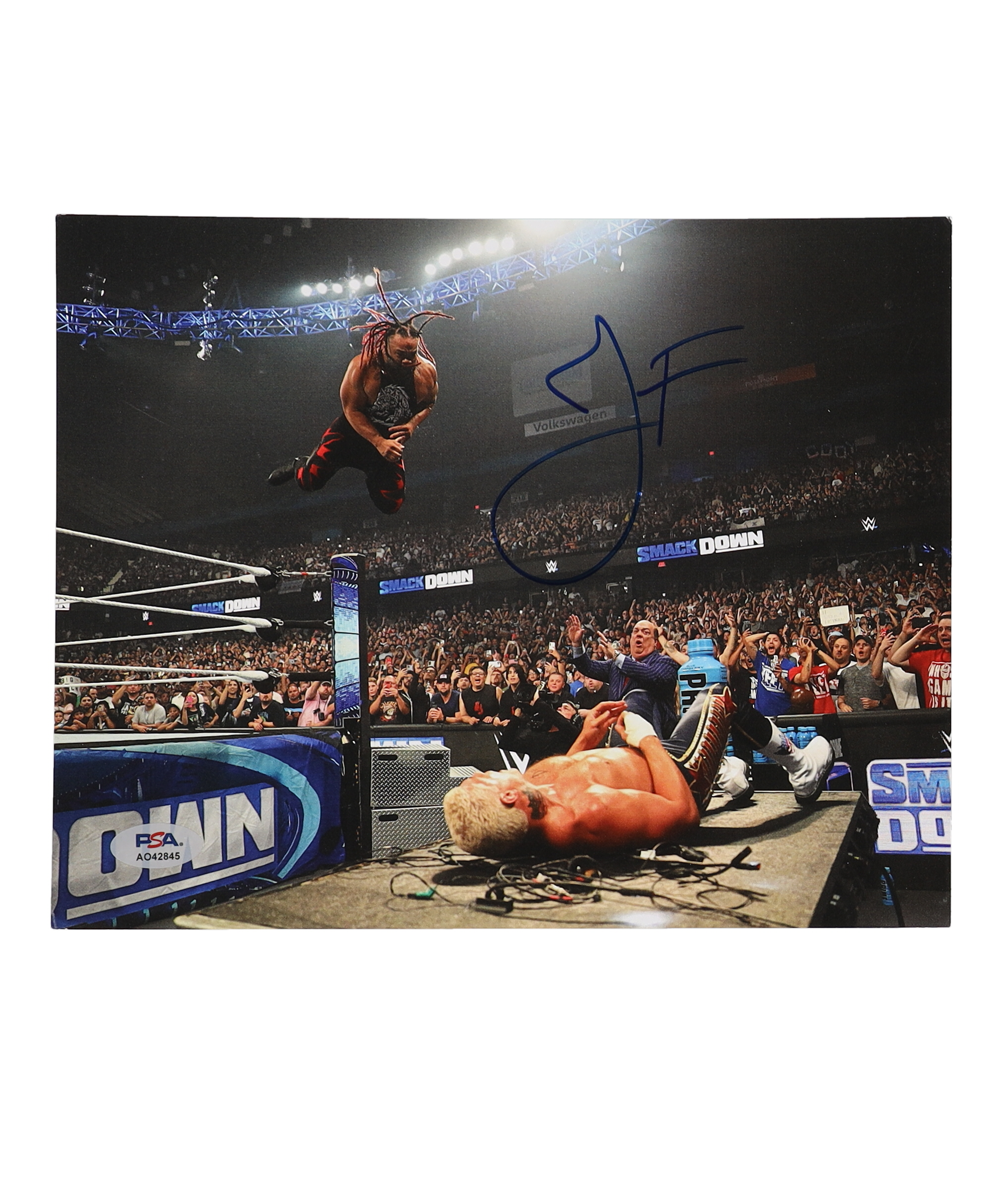 Jacob Fatu Signed WWE 8x10 Photo (PSA) at PristineAuction.com Jacob Fatu Signed WWE 8x10 Photo (PSA) at PristineAuction.com
