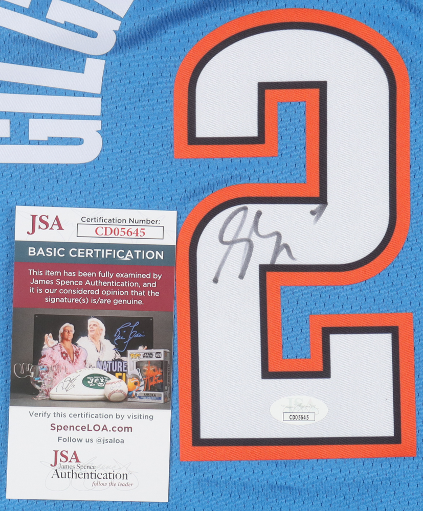 Shai Gilgeous-Alexander Signed Jersey (JSA) at PristineAuction.com Shai Gilgeous-Alexander Signed Jersey (JSA) at PristineAuction.com