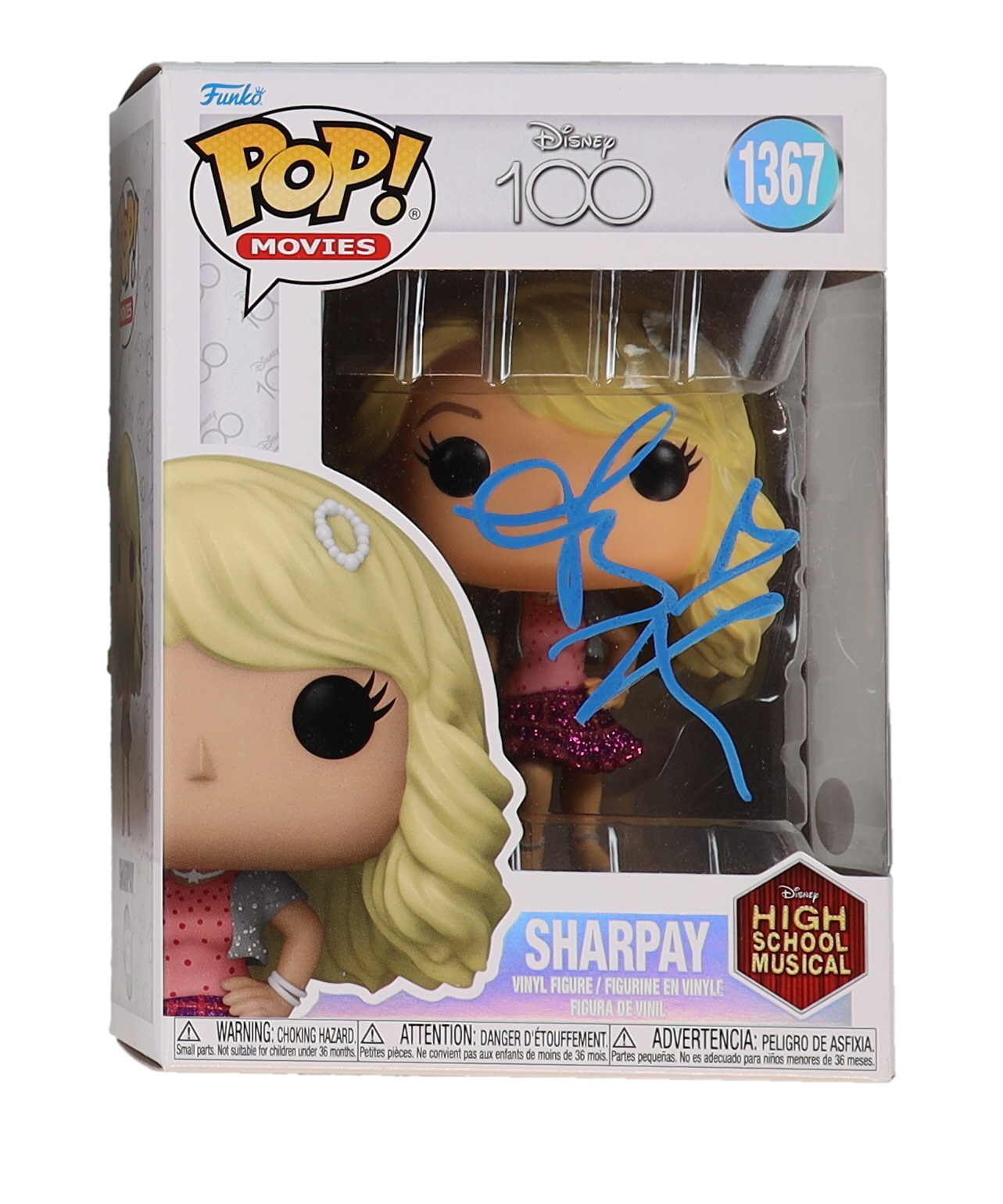 Ashley Tisdale Signed "Disney 100" #1367 Sharpay Funko Pop! Vinyl Figure (JSA) at PristineAuction.com Ashley Tisdale Signed "Disney 100" #1367 Sharpay Funko Pop! Vinyl Figure (JSA) at PristineAuction.com