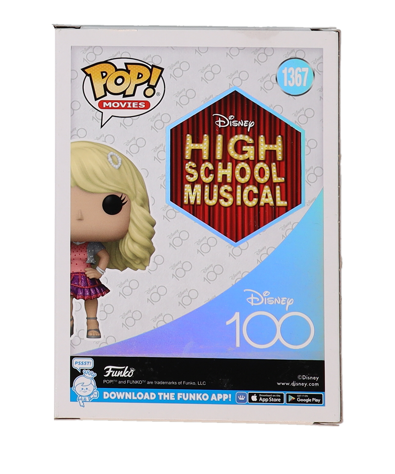 Ashley Tisdale Signed "Disney 100" #1367 Sharpay Funko Pop! Vinyl Figure (JSA) at PristineAuction.com Ashley Tisdale Signed "Disney 100" #1367 Sharpay Funko Pop! Vinyl Figure (JSA) at PristineAuction.com