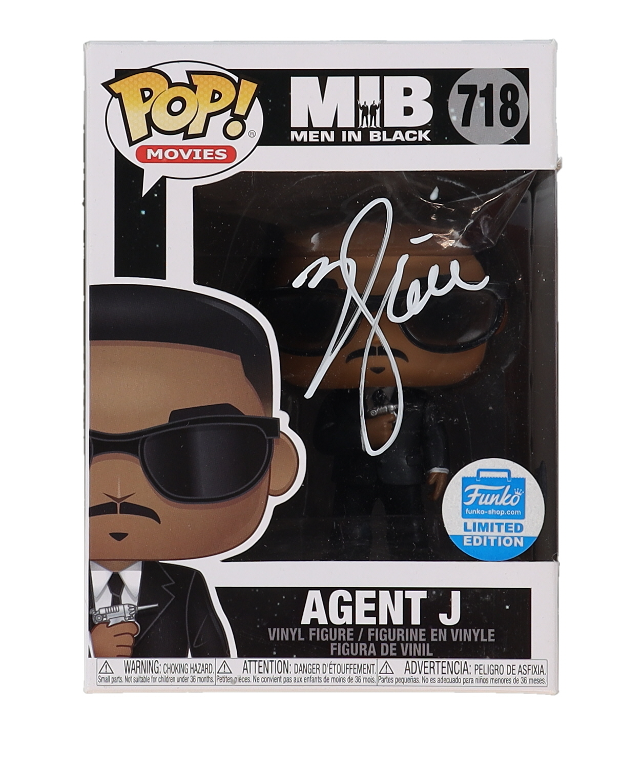 Will Smith Signed "Men in Black" #718 Agent J Funko Pop! Vinyl Figure (Beckett) at PristineAuction.com Will Smith Signed "Men in Black" #718 Agent J Funko Pop! Vinyl Figure (Beckett) at PristineAuction.com