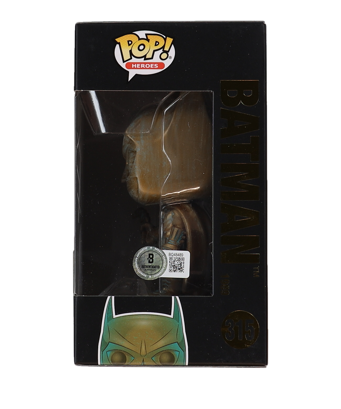 Christian Bale Signed Batman #315 Batman 1989 Funko Pop! Vinyl Figure (Beckett) at PristineAuction.com Christian Bale Signed Batman #315 Batman 1989 Funko Pop! Vinyl Figure (Beckett) at PristineAuction.com