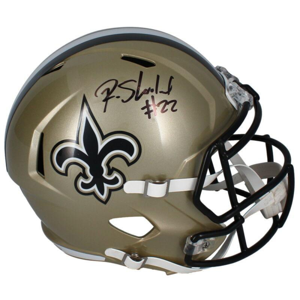 Rashid Shaheed Signed Saints Full-Size Speed Helmet (Beckett ...