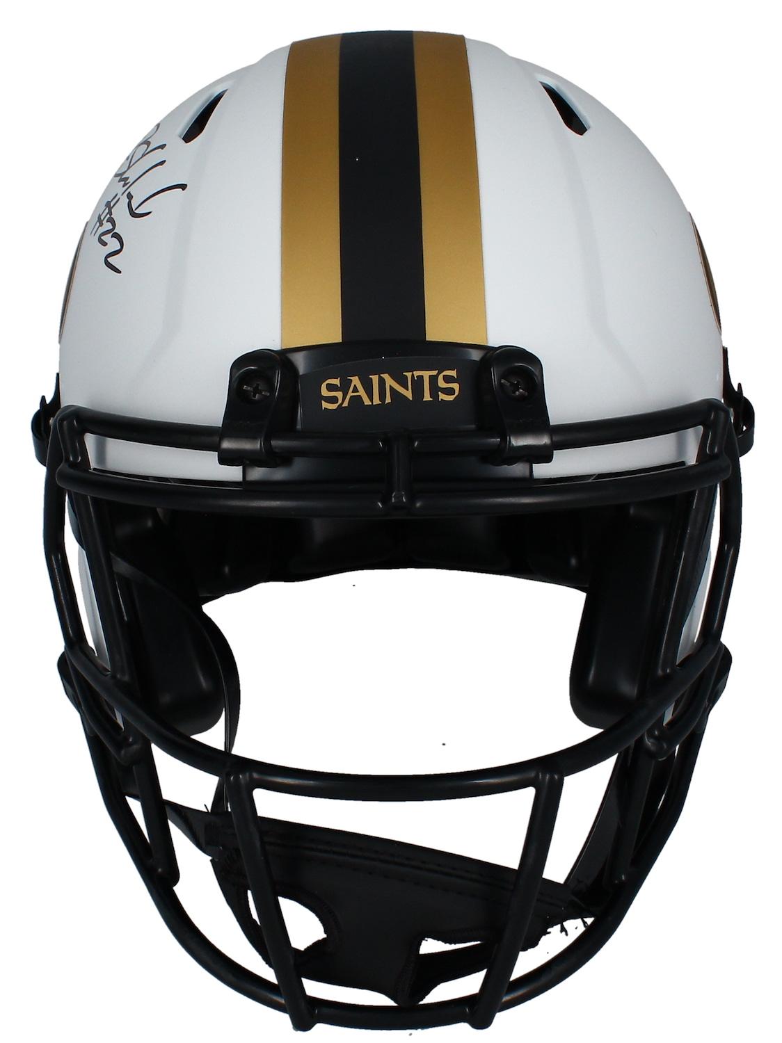 Rashid Shaheed Signed Saints Full-Size Authentic On-Field Lunar Eclipse Alternate Speed Helmet (Beckett) at PristineAuction.com Rashid Shaheed Signed Saints Full-Size Authentic On-Field Lunar Eclipse Alternate Speed Helmet (Beckett) at PristineAuction.com