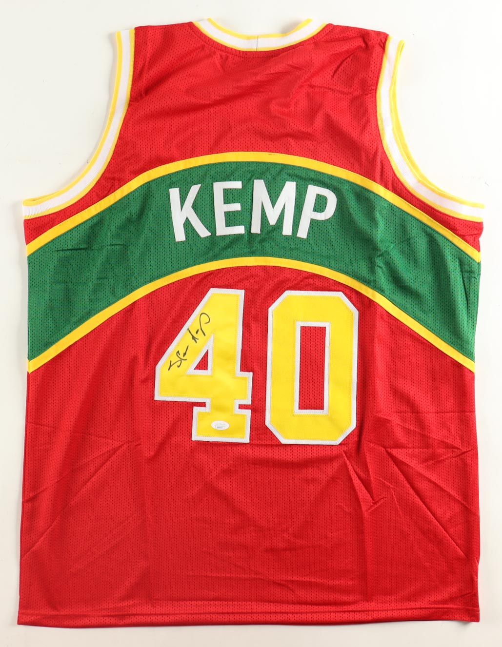 Shawn Kemp Signed Jersey (JSA) at PristineAuction.com Shawn Kemp Signed Jersey (JSA) at PristineAuction.com