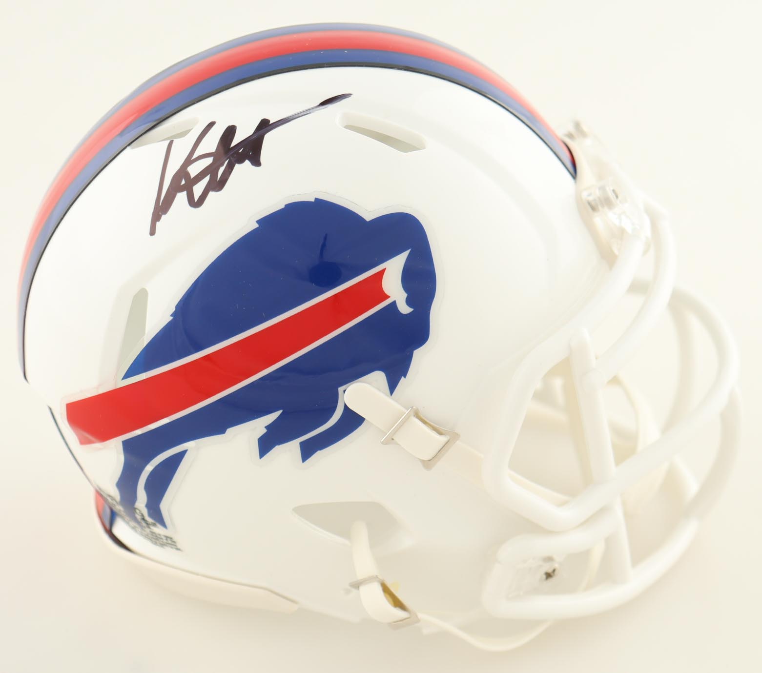 Keon Coleman Signed Bills Speed Mini Helmet (TSE) at PristineAuction.com Keon Coleman Signed Bills Speed Mini Helmet (TSE) at PristineAuction.com