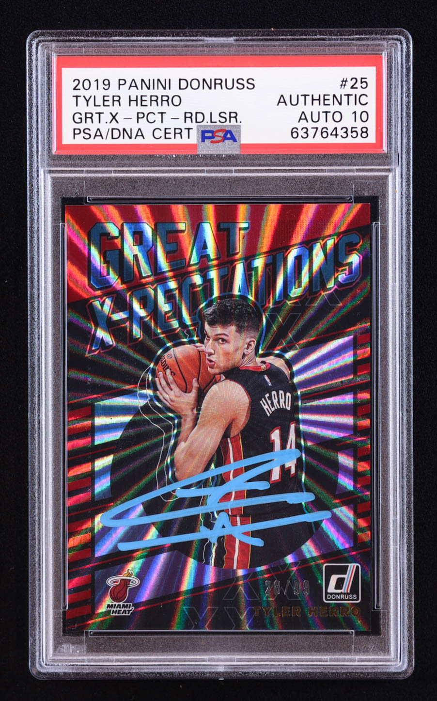 その他 Tyler Herro SELECT GOLD PSA10 2019 Panini Donruss Optic Tyler Herro #172 Gem Mint Psa 10
