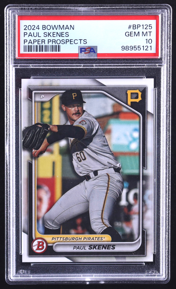 Paul Skenes 2024 Bowman Prospects #BP125 RC (PSA 10) at PristineAuction.com Paul Skenes 2024 Bowman Prospects #BP125 RC (PSA 10) at PristineAuction.com