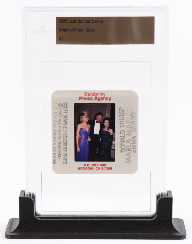 Donald Trump 2025 Leaf Original Photo Slide #NNO #1/1 (Leaf) at PristineAuction.com Donald Trump 2025 Leaf Original Photo Slide #NNO #1/1 (Leaf) at PristineAuction.com
