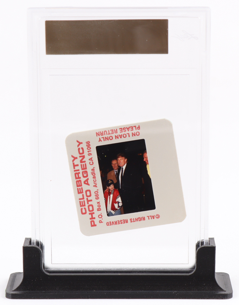 Donald Trump 2025 Leaf Original Photo Slide #NNO #1/1 (Leaf) at PristineAuction.com Donald Trump 2025 Leaf Original Photo Slide #NNO #1/1 (Leaf) at PristineAuction.com