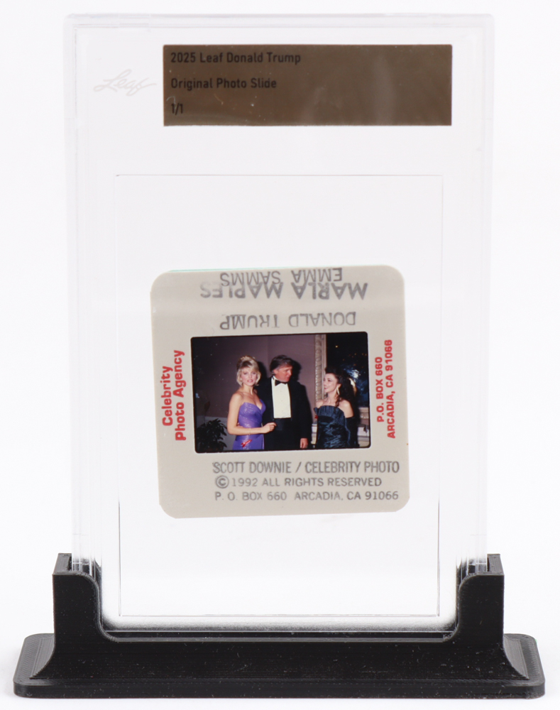 Donald Trump 2025 Leaf Original Photo Slide #NNO #1/1 (Leaf) at PristineAuction.com Donald Trump 2025 Leaf Original Photo Slide #NNO #1/1 (Leaf) at PristineAuction.com