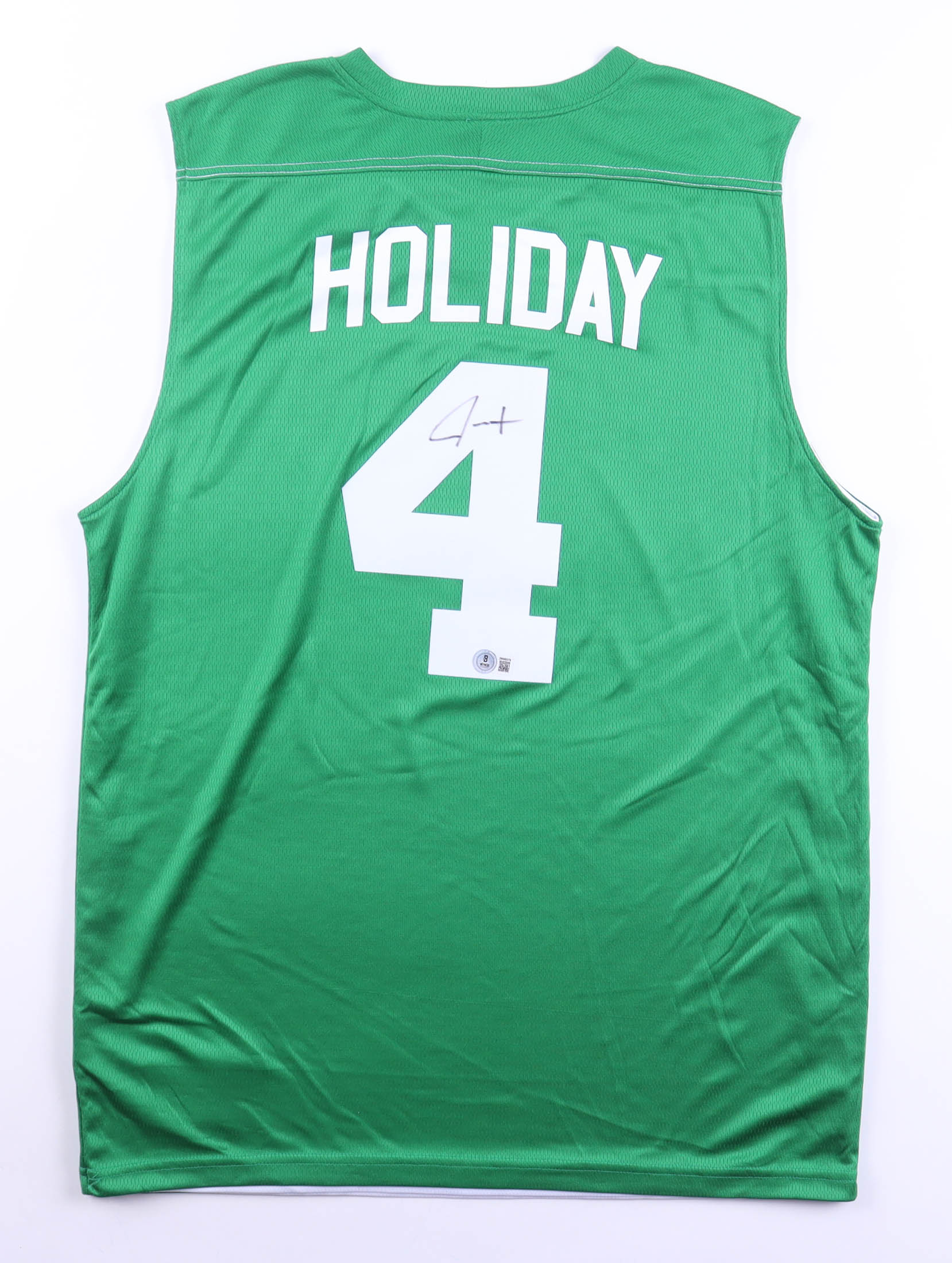 Jrue Holiday Signed Jersey (Beckett) at PristineAuction.com Jrue Holiday Signed Jersey (Beckett) at PristineAuction.com