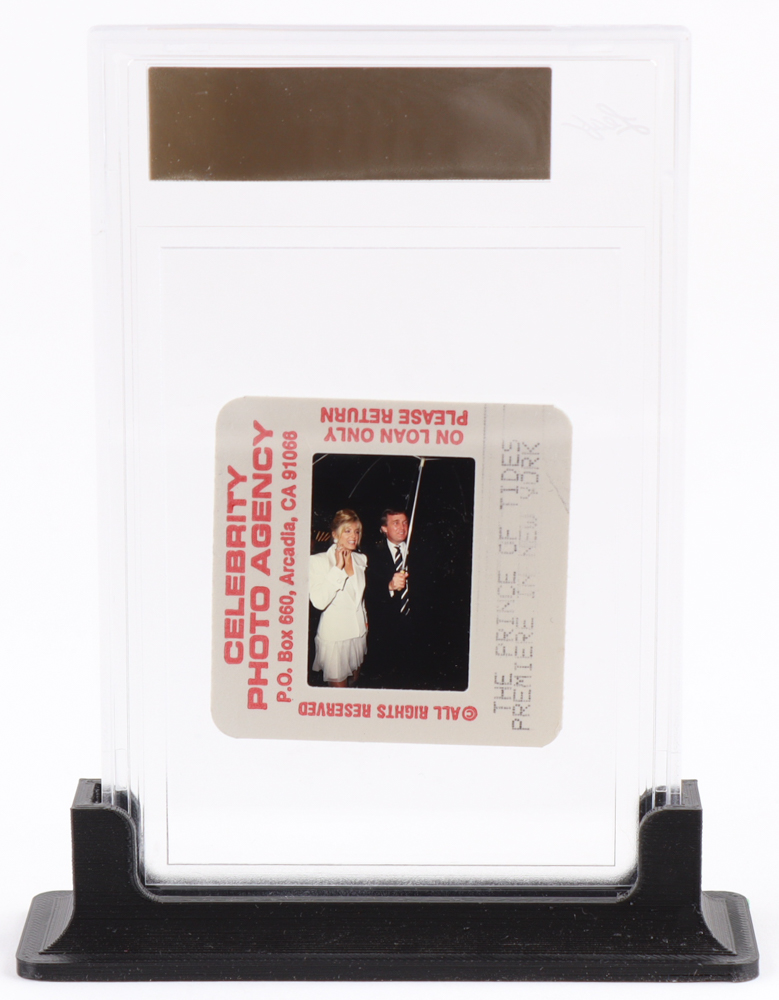 Donald Trump 2025 Leaf Original Photo Slide #NNO #1/1 (Leaf) at PristineAuction.com Donald Trump 2025 Leaf Original Photo Slide #NNO #1/1 (Leaf) at PristineAuction.com