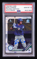 Noelvi Marte Signed 2019 Bowman Chrome Prospects #BCP97 RC (PSA | Auto 10) at PristineAuction.com