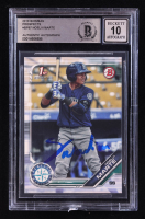 Noelvi Marte Signed 2019 Bowman Prospects #BP97 RC (Beckett | Auto 10) at PristineAuction.com