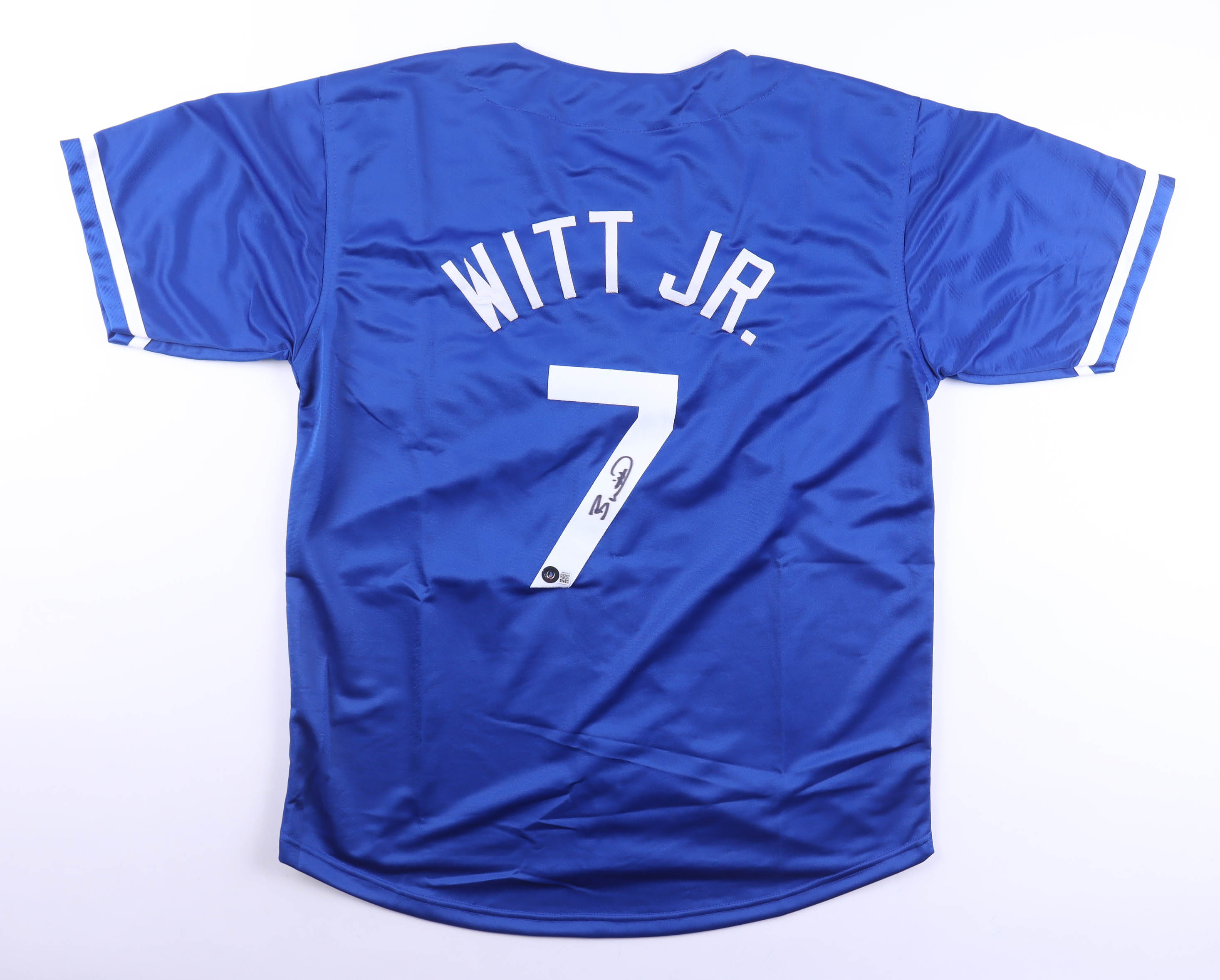 Bobby Witt Jr. Signed Jersey (Beckett) at PristineAuction.com Bobby Witt Jr. Signed Jersey (Beckett) at PristineAuction.com