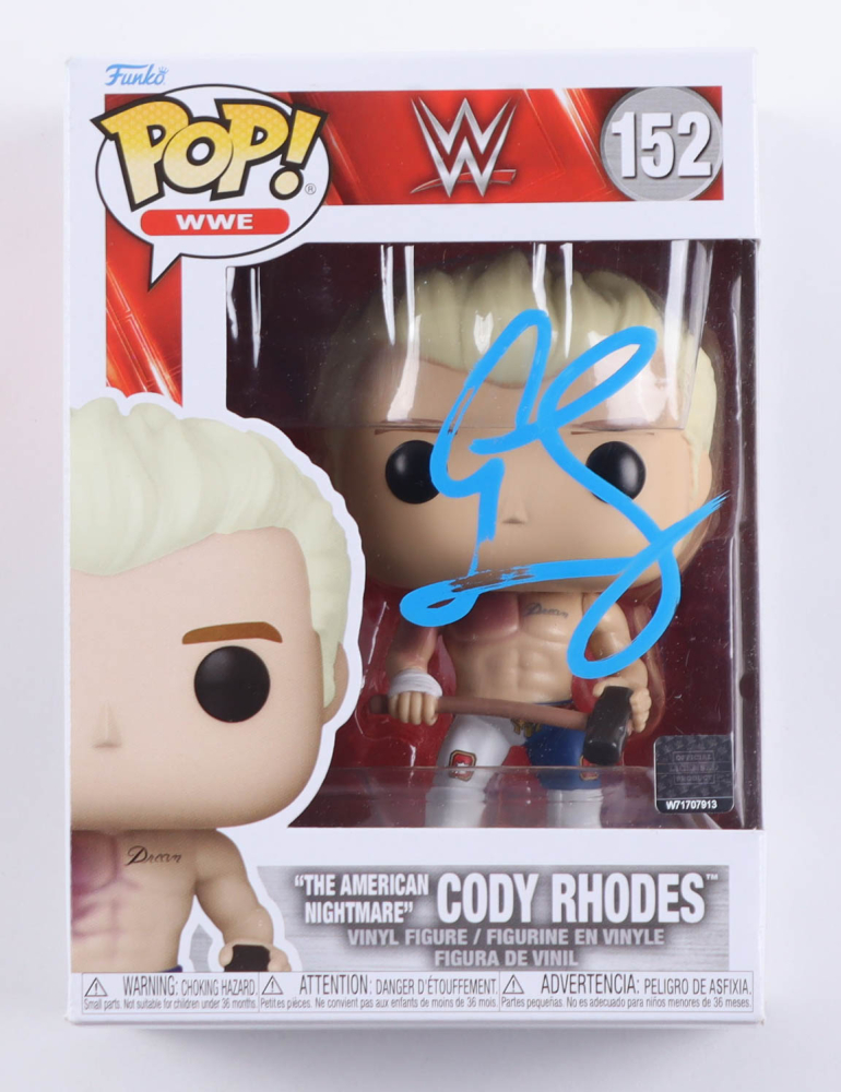 Cody Rhodes Signed WWE #152 "The American Nightmare" Cody Rhodes Funko - View #3