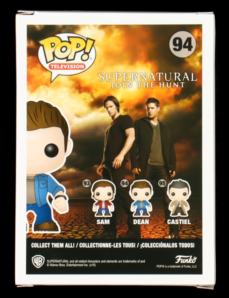 Jensen Ackles Signed "Supernatural: Join The Hunt" #94 Dean Funko Pop! Vinyl Figure (JSA) at PristineAuction.com Jensen Ackles Signed "Supernatural: Join The Hunt" #94 Dean Funko Pop! Vinyl Figure (JSA) at PristineAuction.com