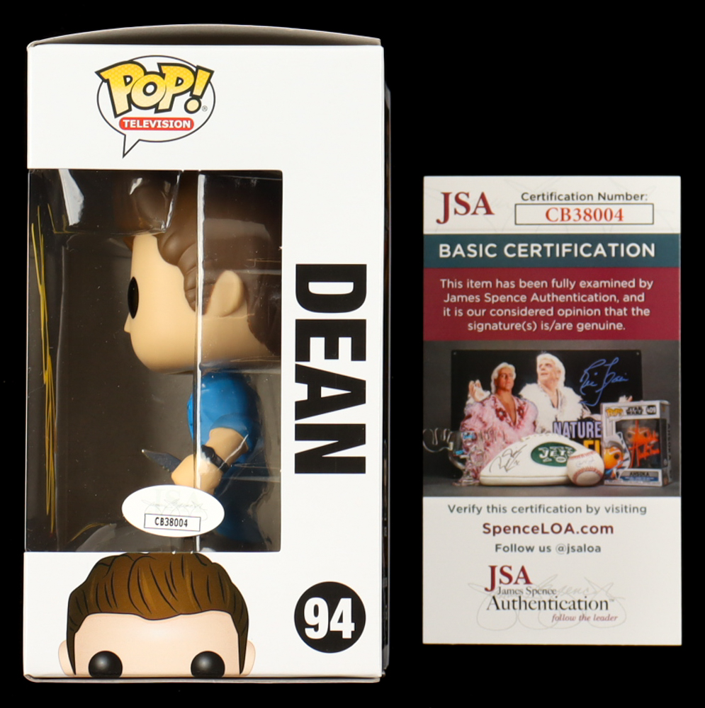 Jensen Ackles Signed "Supernatural: Join The Hunt" #94 Dean Funko Pop! Vinyl Figure (JSA) at PristineAuction.com Jensen Ackles Signed "Supernatural: Join The Hunt" #94 Dean Funko Pop! Vinyl Figure (JSA) at PristineAuction.com