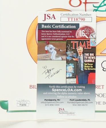 "The Wizard of Oz" 16x24 Poster Cast-Signed by (4) with Mickey Carroll, Jerry Maren, Karl Slover, & Donna Stewart Hardway Inscribed "1st Trumpeter" & "Lollipop Kid" (JSA) at PristineAuction.com "The Wizard of Oz" 16x24 Poster Cast-Signed by (4) with Mickey Carroll, Jerry Maren, Karl Slover, & Donna Stewart Hardway Inscribed "1st Trumpeter" & "Lollipop Kid" (JSA) at PristineAuction.com