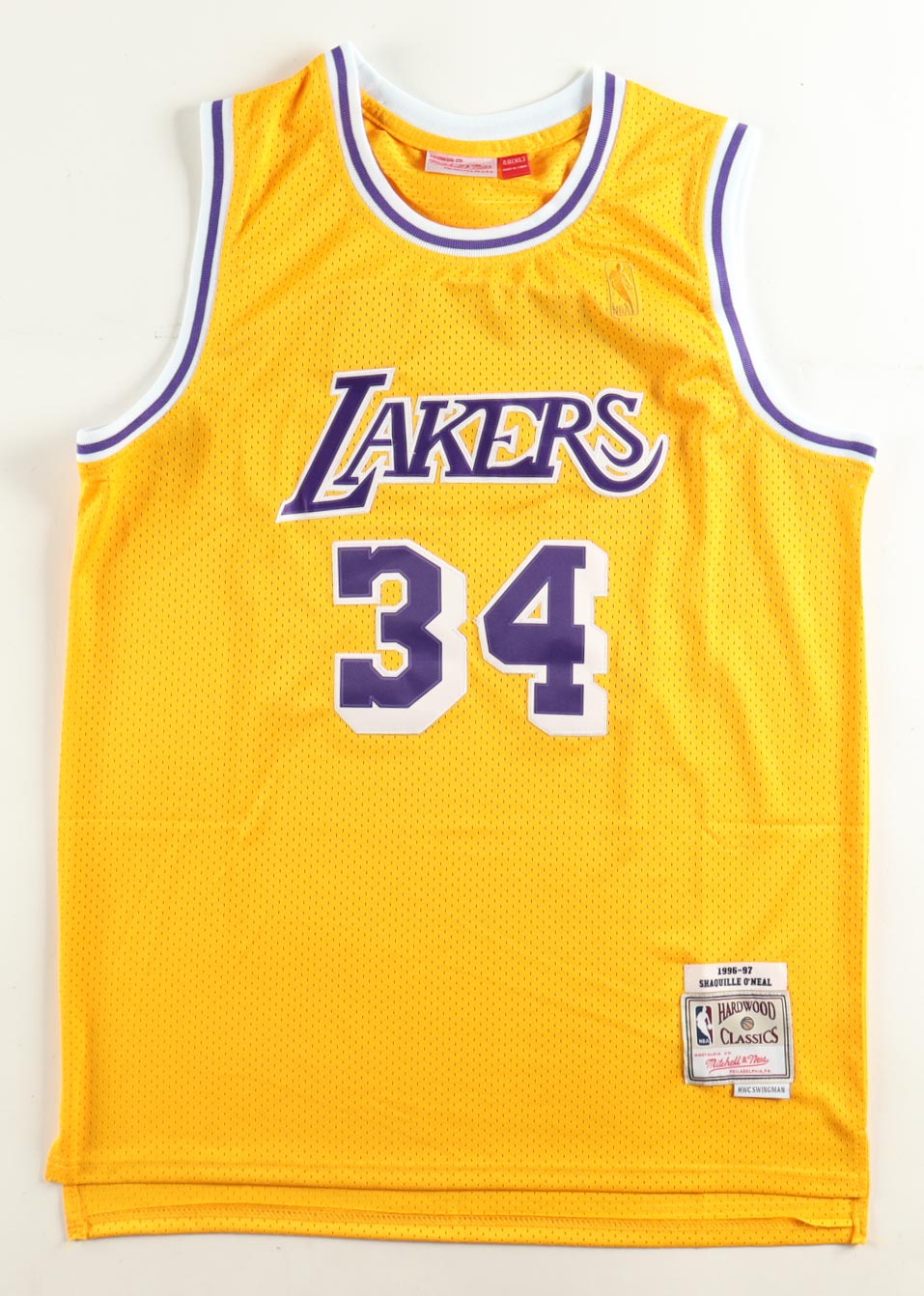 Shaquille O'Neal Signed Lakers Jersey (PIA) at PristineAuction.com Shaquille O'Neal Signed Lakers Jersey (PIA) at PristineAuction.com