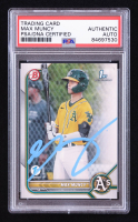 Max Muncy Signed 2022 Bowman 1st Edition #BPPF89 RC (PSA) at PristineAuction.com