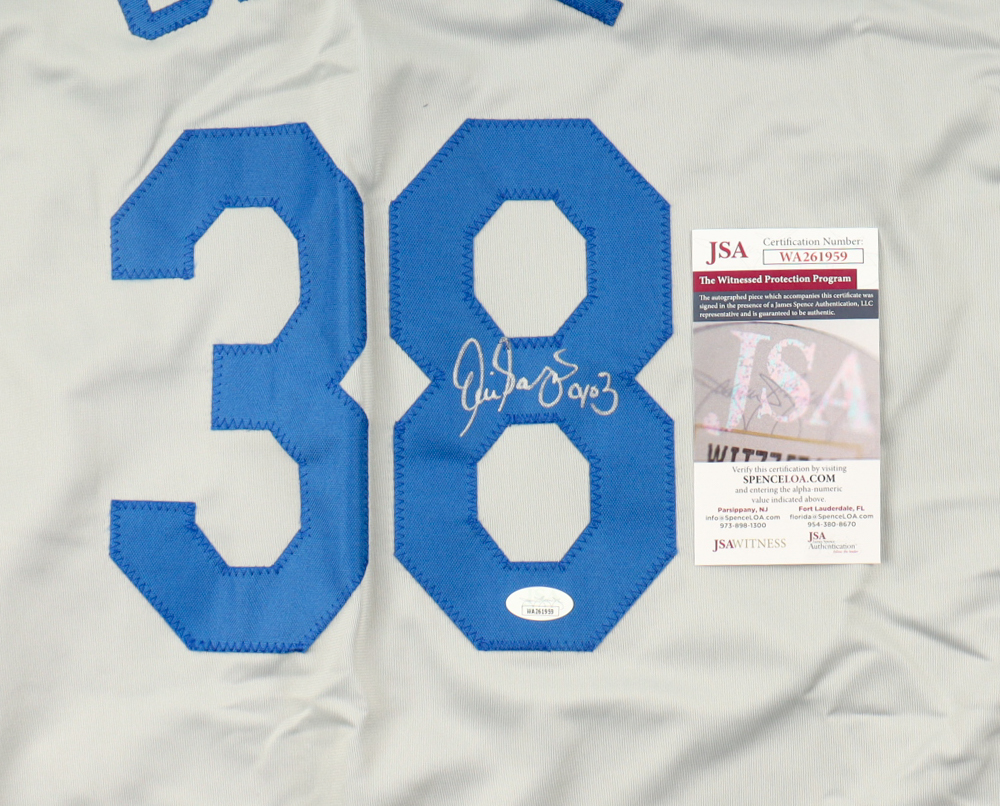Eric Gagne Signed Jersey Inscribed "CY 03" (JSA) at PristineAuction.com Eric Gagne Signed Jersey Inscribed "CY 03" (JSA) at PristineAuction.com