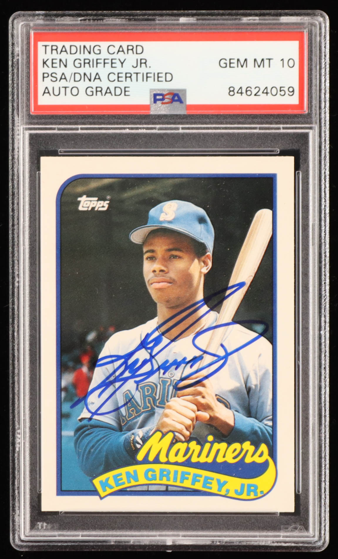 Ken Griffey Jr. Signed 1989 Topps Traded #41T RC (PSA | Autograph Graded PSA 10) at PristineAuction.com Ken Griffey Jr. Signed 1989 Topps Traded #41T RC (PSA | Autograph Graded PSA 10) at PristineAuction.com