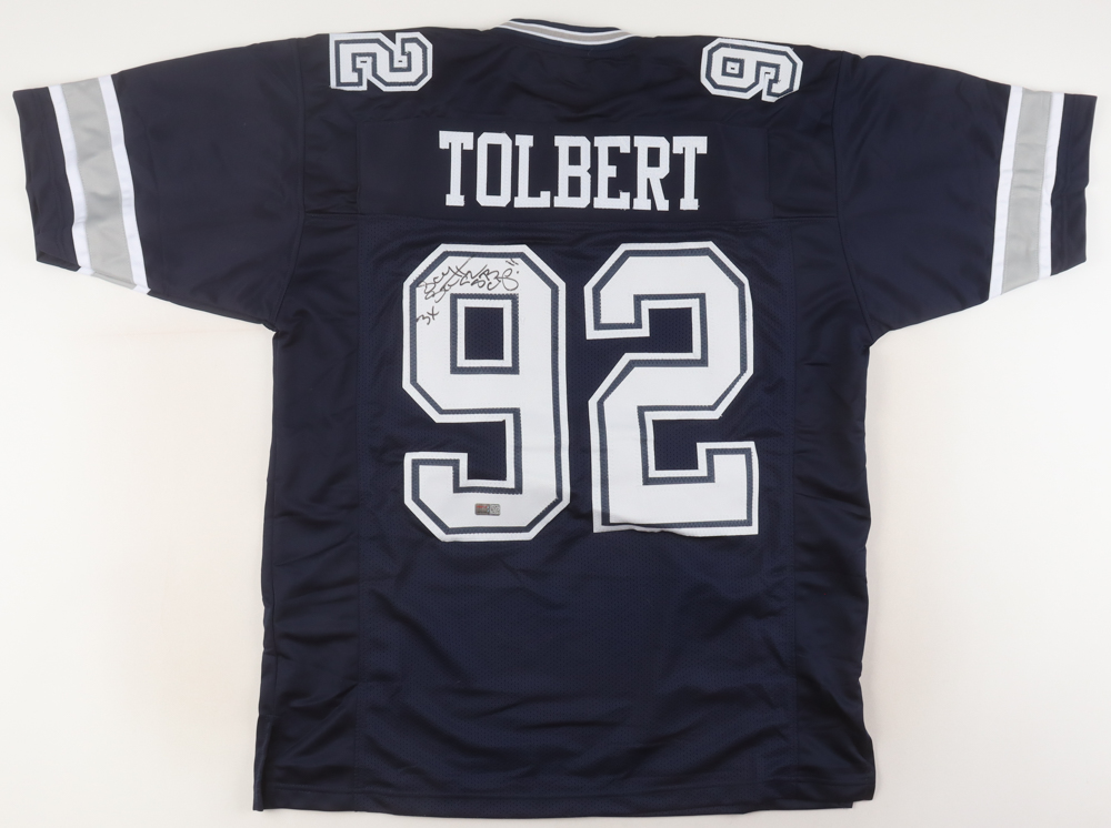 Tony Tolbert Signed Jersey Inscribed "3x SB CPS" (TriStar) at PristineAuction.com Tony Tolbert Signed Jersey Inscribed "3x SB CPS" (TriStar) at PristineAuction.com