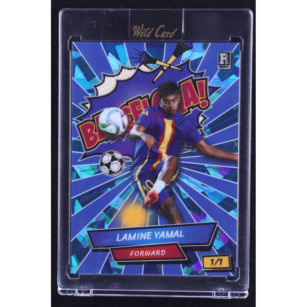 Carte Collector Lamine Yamal Wild Card - Édition Spéciale Noire 1/1 KOPA - Football