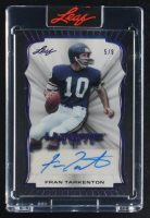 Fran Tarkenton 2024 Leaf Ultimate Signature Spectrum Purple #USFT1 #5/8 at PristineAuction.com