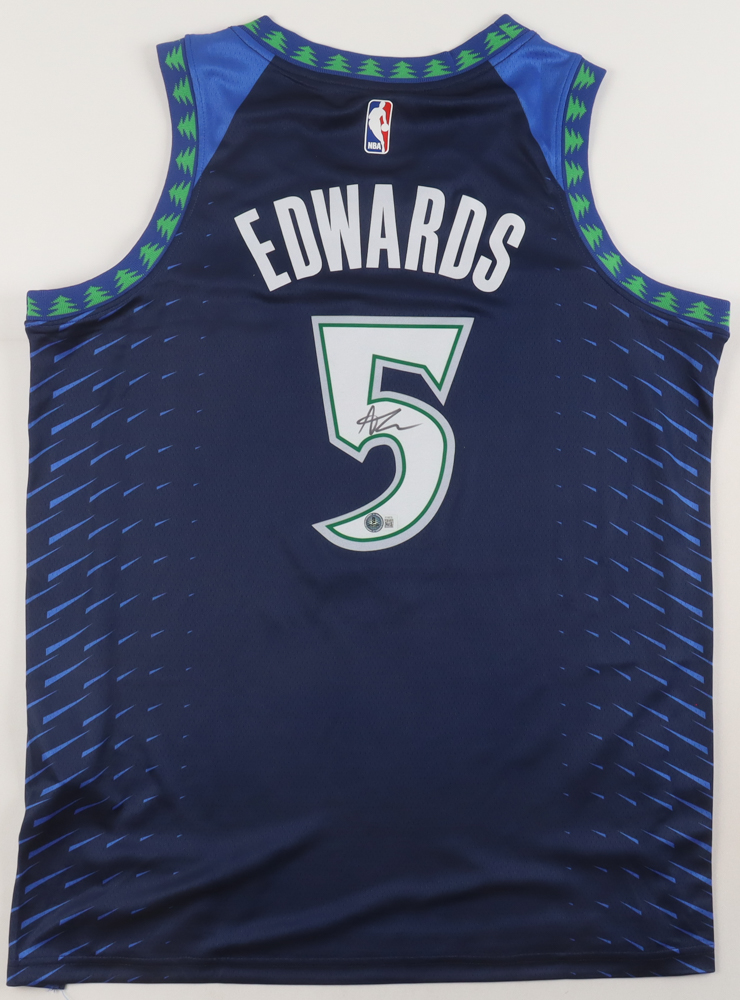 Anthony Edwards Signed Jersey (Beckett) at PristineAuction.com Anthony Edwards Signed Jersey (Beckett) at PristineAuction.com