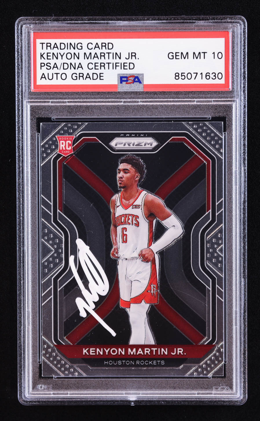 Kenyon Martin Jr. Signed 2020-21 Panini Prizm #265 RC (PSA | Auto 10) at PristineAuction.com Kenyon Martin Jr. Signed 2020-21 Panini Prizm #265 RC (PSA | Auto 10) at PristineAuction.com