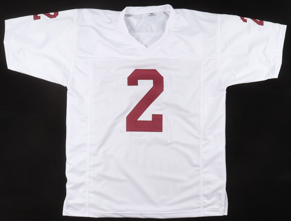 Johnny Manziel Signed Jersey Inscribed "2012 Heisman" (Beckett) at PristineAuction.com Johnny Manziel Signed Jersey Inscribed "2012 Heisman" (Beckett) at PristineAuction.com