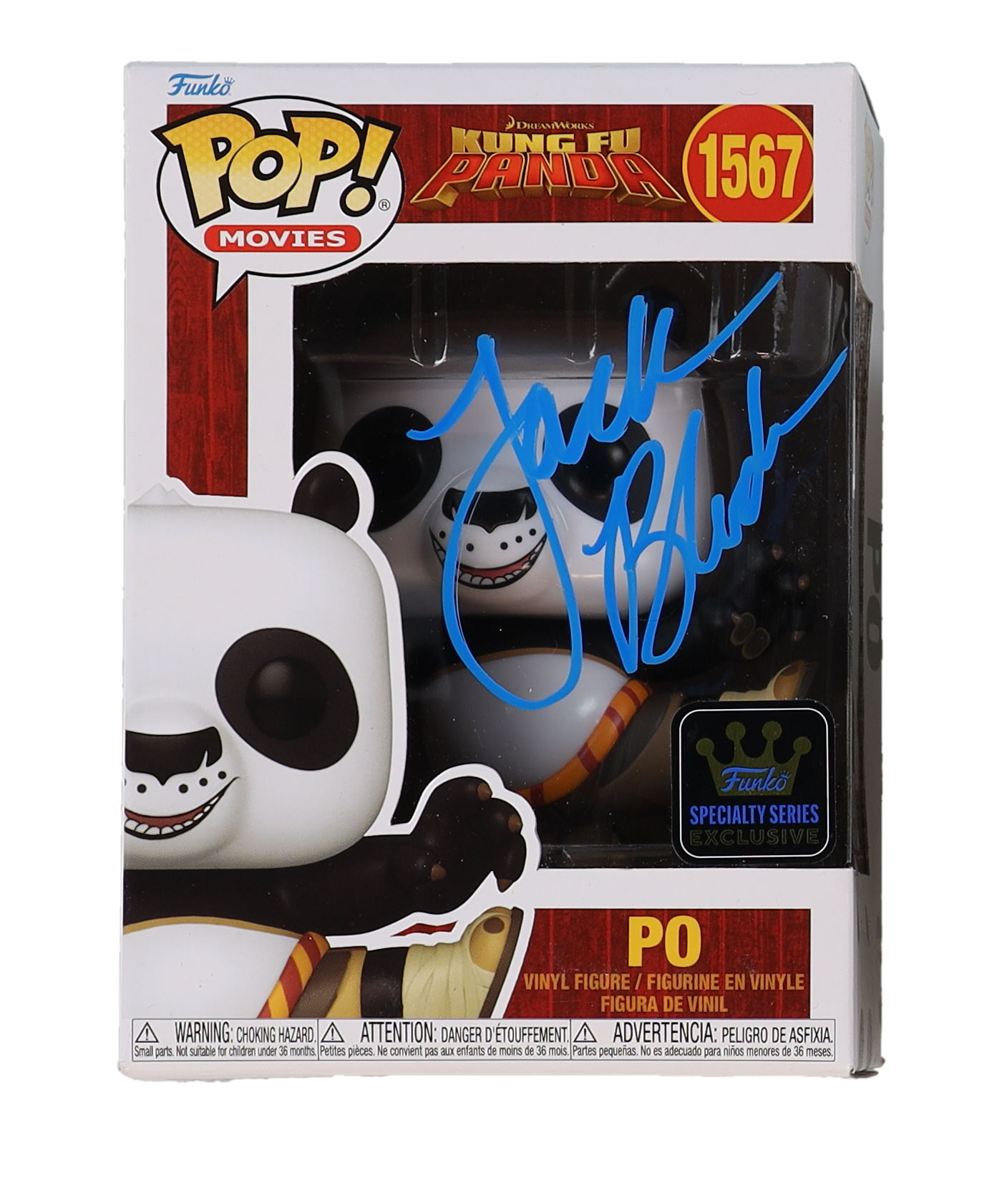 Jack Black Signed "Kung Fu Panda" #1567 Po Funko Pop! Vinyl Figure (Beckett) at PristineAuction.com Jack Black Signed "Kung Fu Panda" #1567 Po Funko Pop! Vinyl Figure (Beckett) at PristineAuction.com