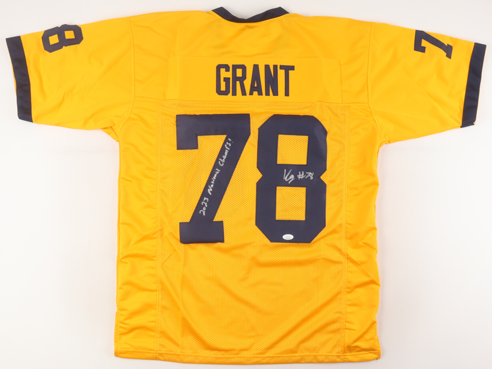 Kenneth Grant Signed Jersey Inscribed "2023 National Champs!" (JSA) at PristineAuction.com Kenneth Grant Signed Jersey Inscribed "2023 National Champs!" (JSA) at PristineAuction.com