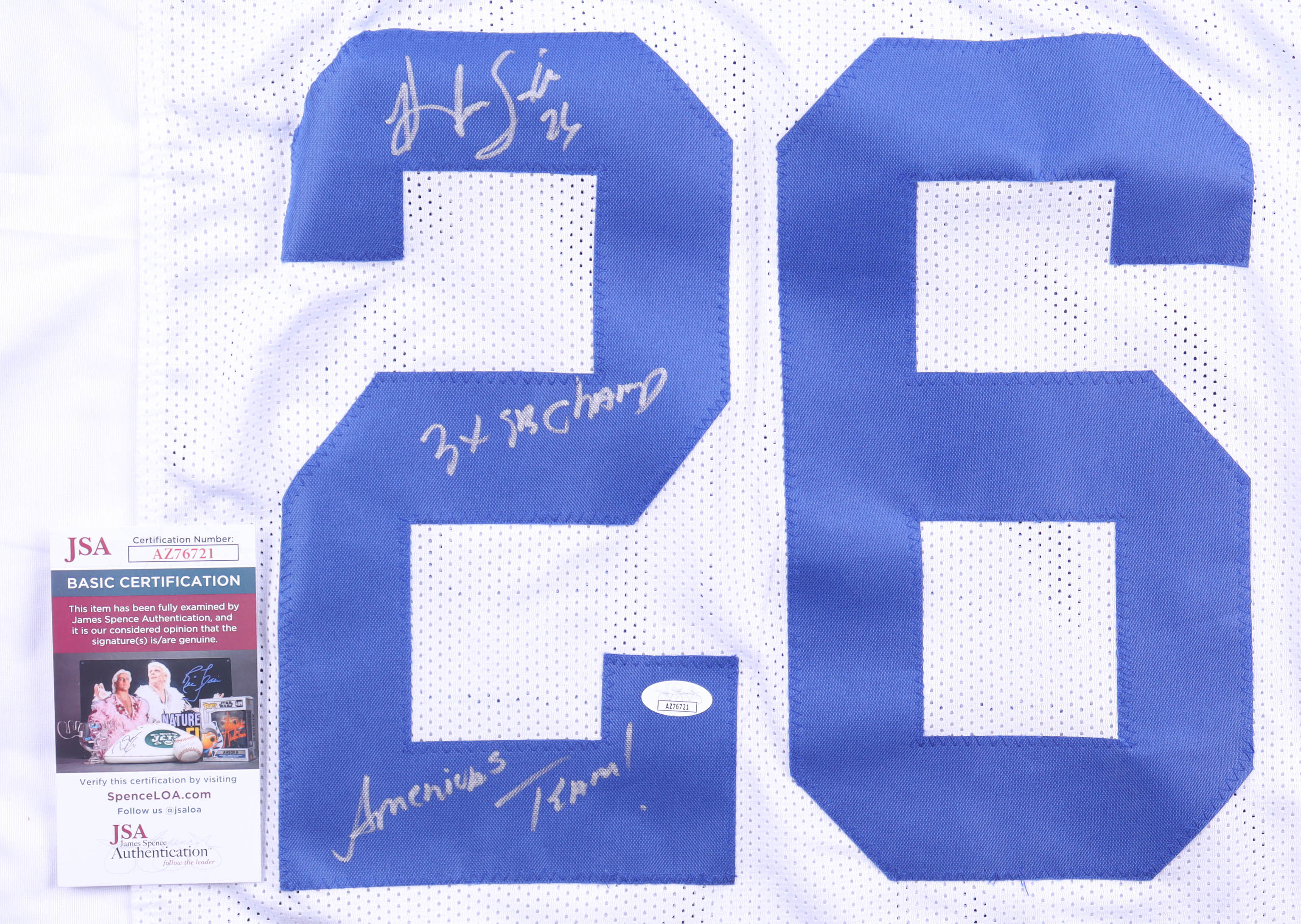 Kevin Smith Signed Jersey Inscribed "3x SB Champ" & "America's Team!" (JSA) at PristineAuction.com Kevin Smith Signed Jersey Inscribed "3x SB Champ" & "America's Team!" (JSA) at PristineAuction.com