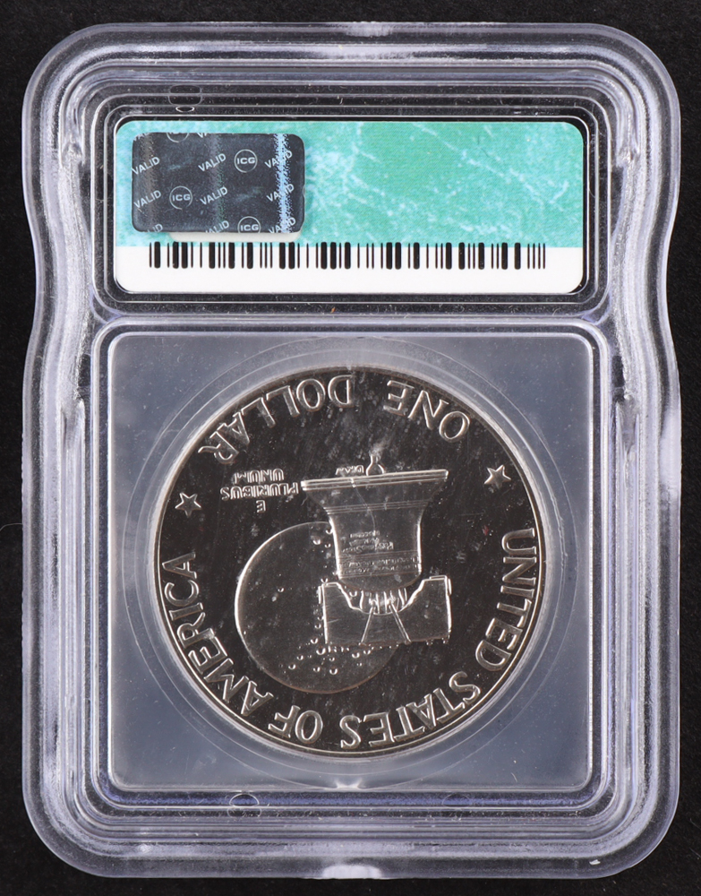 1976-S Eisenhower Proof Dollar, Clad Type 2 (ICG PR68 DCAM) at PristineAuction.com 1976-S Eisenhower Proof Dollar, Clad Type 2 (ICG PR68 DCAM) at PristineAuction.com