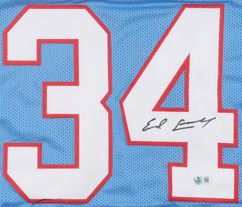 Earl Campbell Signed Jersey (Beckett) at PristineAuction.com Earl Campbell Signed Jersey (Beckett) at PristineAuction.com