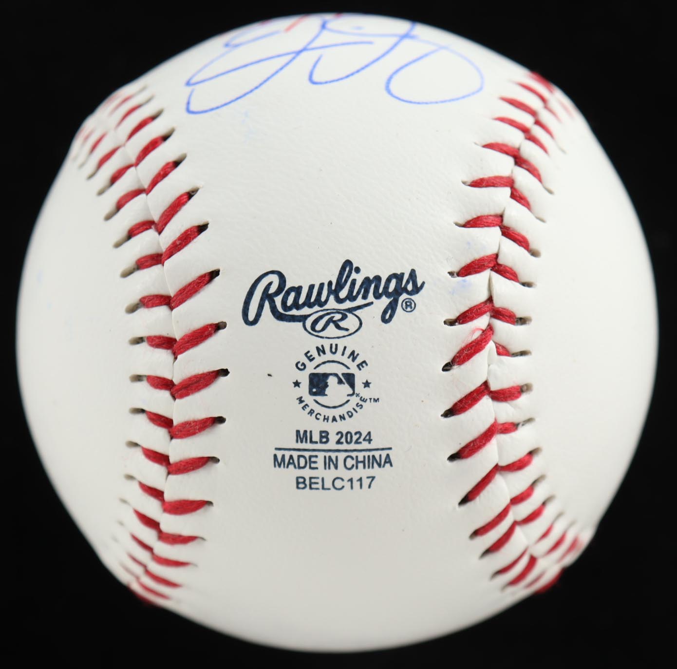 Eric Gagne Signed OML Dodgers Logo Baseball (All World Memorabilia) at PristineAuction.com Eric Gagne Signed OML Dodgers Logo Baseball (All World Memorabilia) at PristineAuction.com