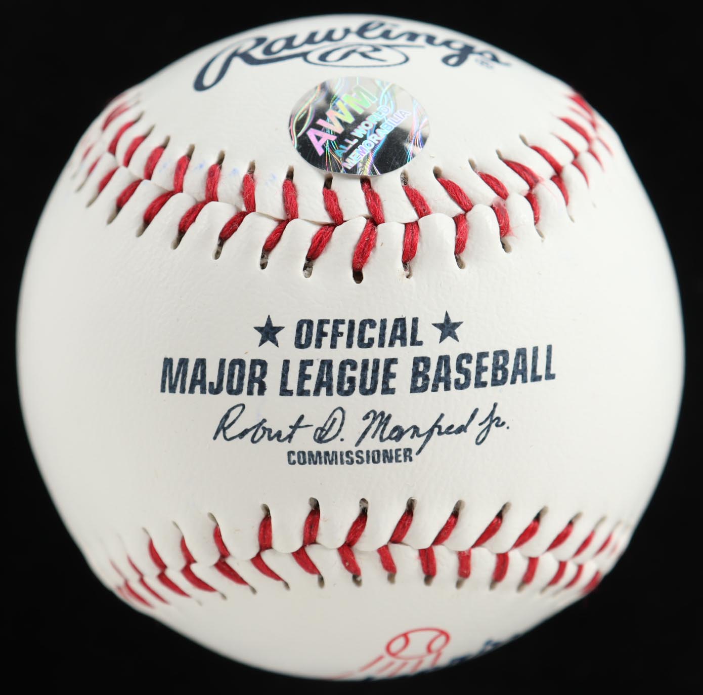 Eric Gagne Signed OML Dodgers Logo Baseball (All World Memorabilia) at PristineAuction.com Eric Gagne Signed OML Dodgers Logo Baseball (All World Memorabilia) at PristineAuction.com