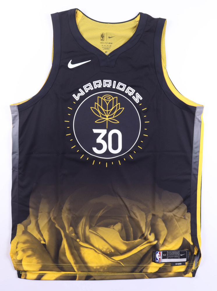 Maillot Golden State Warriors Stephen Curry 2017/2018 - Taille S - Occasion Parfait état - Rare Avec Cartes
