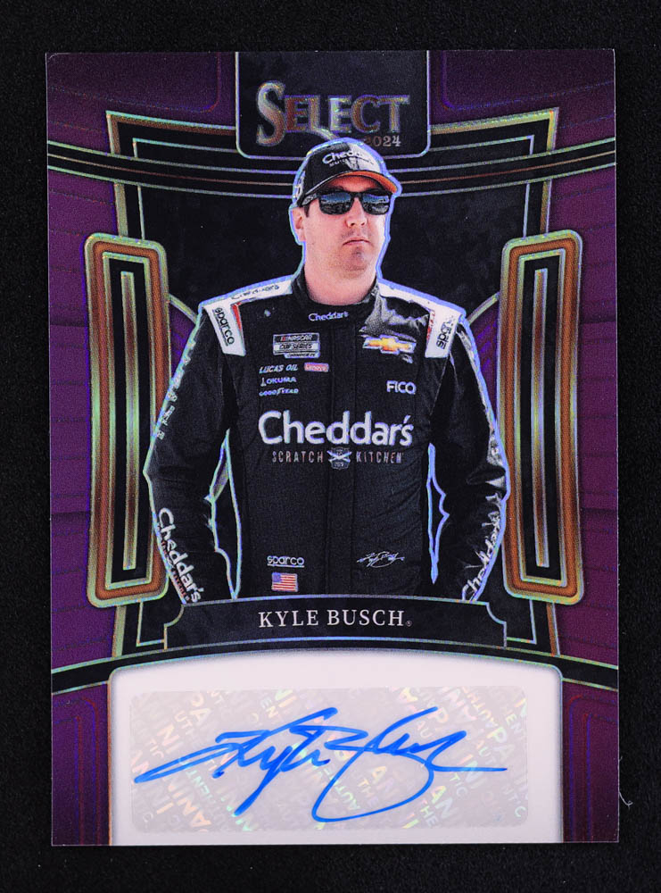Kyle Busch 2024 Select Signatures Purple Prizms #39 #13/35