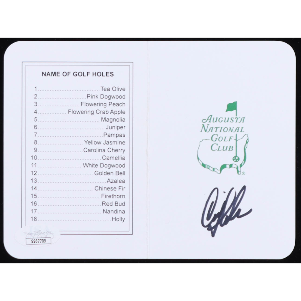 Craig Stadler Signed Masters Tournament Scorecard (JSA) at PristineAuction.com